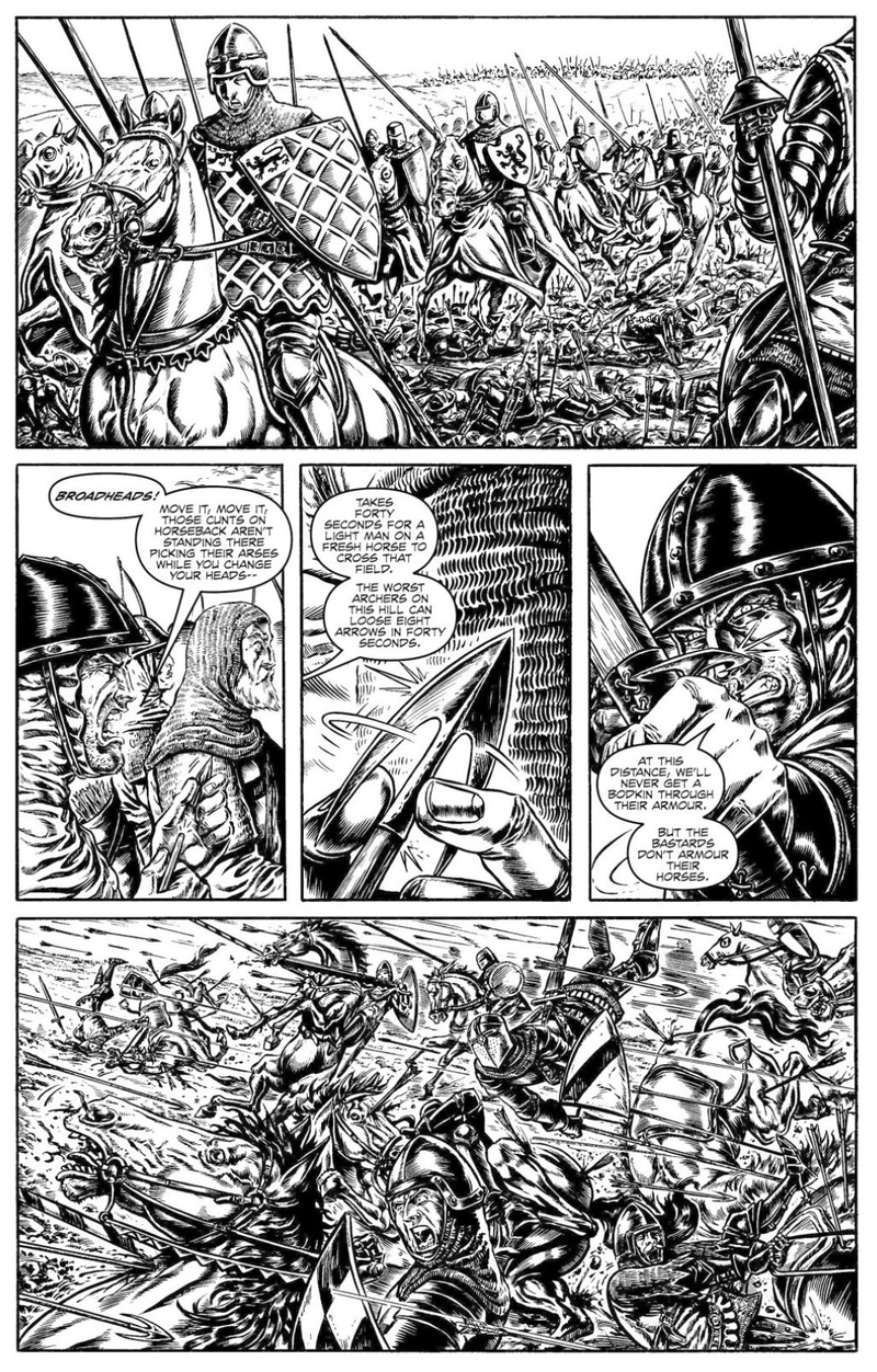 Illustration for article titled Crécy is a History Lesson As Told by Warren Ellis